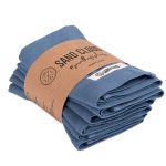 Terra Bath Washcloth Bundle 6 Pack – Slate Blue