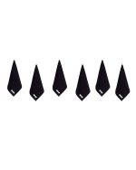 Atom Washcloth Bath Bundle – Black – 6 Pack - Image 4