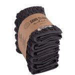 Atom Washcloth Bath Bundle – Charcoal – 6 Pack