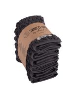 Atom Washcloth Bath Bundle – Black – 6 Pack - Image 6