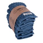Atom Washcloth Bath Bundle – Slate Blue – 6 Pack