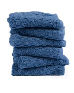 Atom Washcloth Bath Bundle – Slate Blue – 6 Pack - Image 2