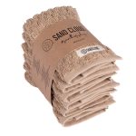Atom Washcloth Bath Bundle – Sand – 6 Pack