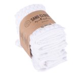 Atom Washcloth Bath Bundle – White – 6 Pack