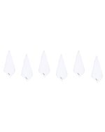 Atom Washcloth Bath Bundle – White – 6 Pack - Image 4