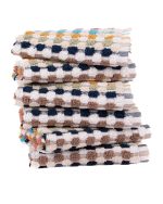 Stripe Polka Dot Washcloth Bath Bundle – 6 Pack - Image 3