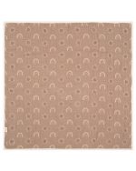 Rainbow Gauze Hooded Blanket Single - Image 2