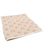 Rainbow Gauze Hooded Blanket Single - Image 4