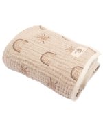 Rainbow Gauze Hooded Blanket Single - Image 5