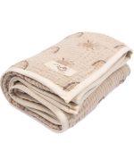 Rainbow Gauze Hooded Blanket Single - Image 6