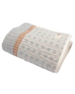 Choo-Choo Train Gauze Hooded Blanket Single - Image 7