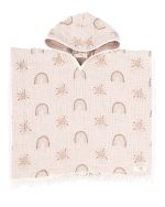 Rainbow Gauze Hooded Blanket Single - Image 13