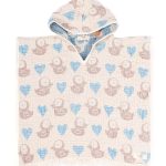 Ducky Gauze Hooded Poncho