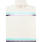 Border Classic Stripe Poncho – Aqua