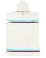 Border Classic Stripe Poncho – Red / Navy - Image 10