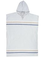 Border Classic Stripe Poncho – Red / Navy - Image 11