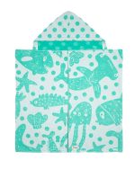 Fishies Hooded Kids Bath Towel - Image 5