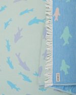 Swirl Shark Kids Towel - Image 3