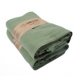 Terra Fringeless XL Bath Bundle 2 Pack – Hedge Green