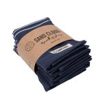 Classic Bath Washcloth Bundle 6 Pack – Navy