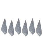 Atom Washcloth Bath Bundle- 6 Pack – Grey - Image 4