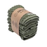 Atom Washcloth Bath Bundle 6 Pack – Hedge Green