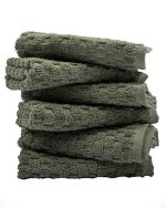 Atom Washcloth Bath Bundle 6 Pack – Hedge Green - Image 3