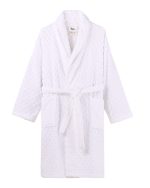 Polka Dot Robe  – White