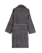 Stripe Dot Robe – Black - Image 3