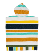 Vacation Vibes Stripe Cover Up With Hood - Image 2