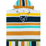 Vacation Vibes Stripe Cover Up With Hood