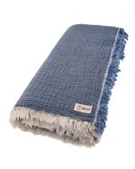Senna Melange PARTY BLANKET™ Indigo – Queen - Image 9