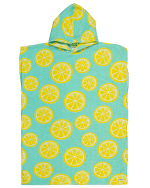 Lemons Hooded Poncho - Image 2