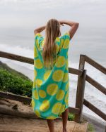 Lemons Hooded Poncho - Image 4