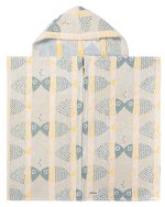 Fishies Hooded Kids Bath Towel