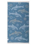 Dolphin Bubbles Kids Towel - Image 3
