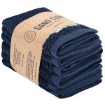 Willow Bath Washcloth Bundle – 6 Pack – Deep Ocean