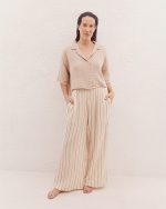 Sagar Gauze Crop Shirt – Pant Set - Image 7