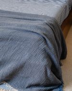 Senna Melange PARTY BLANKET™ Indigo – Queen - Image 7