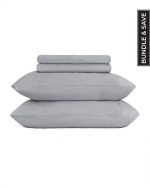 Signature Percale Solid Sheet Set Grey