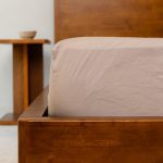 Signature Percale Solid Fitted Sheet Beige