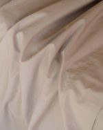 Signature Percale Solid Fitted Sheet Beige - Image 2