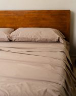 Signature Percale Solid Pillowcase Set Beige - Image 3