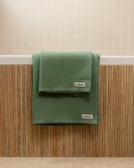 Terra Fringeless XL Bath Bundle – Hedge Green - Image 2