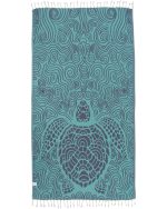 Mint Swirl Turtle Towel - Image 3