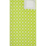 Checker Towel Bag  – Lime