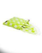 Checker Towel Bag  – Lime - Image 8