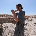Terra Hooded Poncho Grey