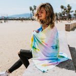 Wanderlust Tie Dye Beach Towel – Sand Cloud - Image 5